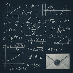 Abstract representation of mathematical research